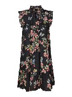 Mini abito con motivo floreale