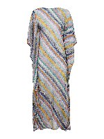 Abito da spiaggia a zig zag in viscosa