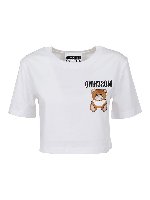 T-shirt crop con logo Teddy