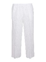 Pantaloni in pizzo sangallo