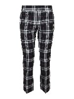 Pantaloni in lana motivo tartan