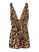 Top in stampa leopardo