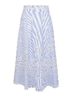 Gonna in sangallo a righe