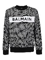 Felpa stampa monogramma