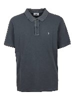 Polo con logo metallico