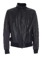 Giacca nera con bordi stretch