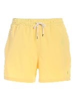 Boxer mare giallo con logo ricamato