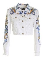 Giacca crop stampa Cameo