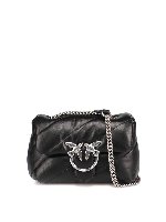 Love Mini Puff  Maxi Quilt - Negro