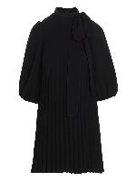 Abito plisse corto nero