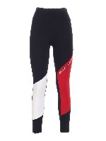 Leggings sportivi neri rossi e bianchi