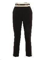 Pantaloni crop in nylon bielastico