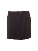 Minigonna in lana con zip