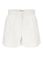 Shorts ricami a vita alta