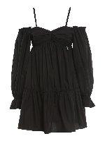 Abito in cotone a spalla scoperta