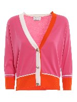 Cardigan in cotone misto seta