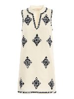 Vestido Corto - Celeste