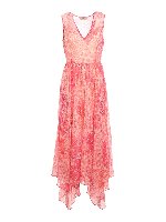 Abito lungo in creponne floreale