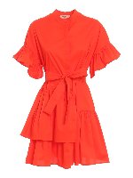 Chemisier corto con balze