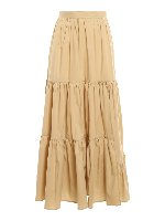 Gonna in popeline con balze