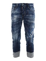 Jeans con macchie di vernice Sailor