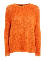 Maglione con bordi distrutti