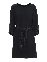 Vestido Corto - Azul Oscuro