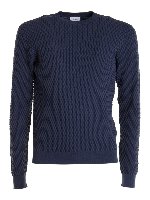 Maglione in cotone e seta