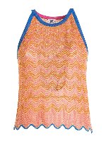 Top in misto viscosa Chevron