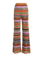 Pantaloni a coste a righe