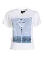 T-shirt stampa paesaggio