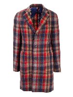 Cappotto tartan multicolor