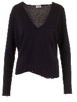 Pullover in cashmere nero