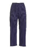 Pantalone crop Com Moto blu