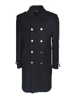 Caban doppiopetto nero