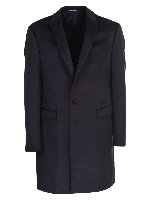 Cappotto in cashmere blu