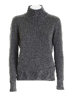 Dolcevita in cashmere grigio