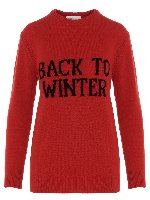 Pullover Back To Winter rosso