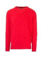 Pullover in cashmere rosso
