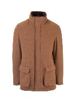 Giubbino in cashmere marrone