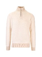 Pullover in cashmere beige chiaro