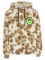 Felpa con cappuccio serigrafica multicolor