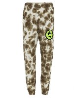 Pantaloni tie dye serigrafici multicolor