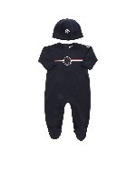 Set tutina e berretto blu