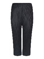 Pantaloni cropped pliss neri