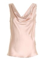Top in raso rosa