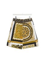 Bermuda stampa Barocco Mosaic gialli