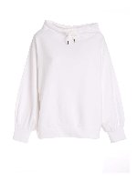 Felpa oversize bianca