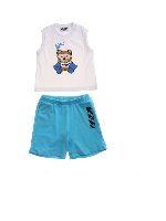 Completo Teddy Sub bianco e azzurro