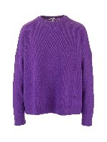 Pullover in cashmere viola